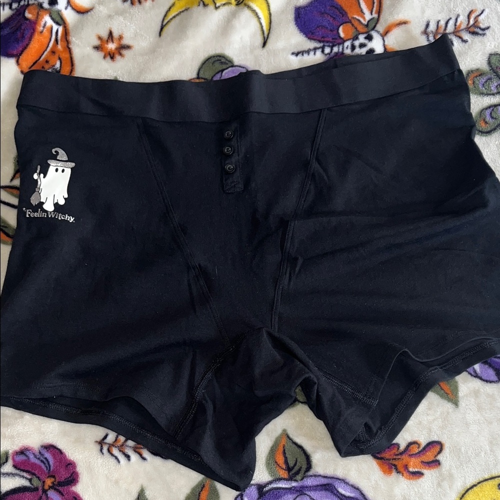 Feelin Witchy Black Women's Stretch Boxer Shorts